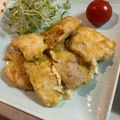 EGUDON's cooksnap of when they made やわらか〜♡鶏胸肉のカレーチーズピカタ.
