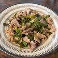 こむぎはうす's cooksnap of when they made 簡単スピード★わけぎと豚肉のポン酢炒め♪.