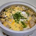 ダ〜ごはん's cooksnap of when they made ふわふわ鶏肉とお豆腐の柳川風卵とじ.