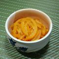 カルン's cooksnap of when they made 簡単♡ピーラーでオレンジピール♪.
