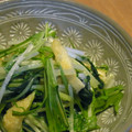 yuK:'s cooksnap of when they made 2分でできる♪水菜と油揚げの即席煮びたし.