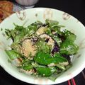 ☆ふぅこ☆'s cooksnap of when they made 揚げ茄子と三つ葉の胡麻ポン和え.
