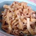 紫の薔薇と真珠。's cooksnap of when they made お弁当のおかずに最適　鶏皮と揚げの甘辛煮.