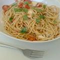 きんりん's cooksnap of when they made トマトとモッツァレラのパスタ♪.