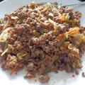 くまくまきち's cooksnap of when they made 豚ミンチとレタスの中華炒め☆.