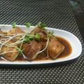 えりやんやん's cooksnap of when they made 豚巻き豆腐の粒マスタード醤油ステーキ.
