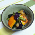 やゆみ's cooksnap of when they made 彩り鮮やか/茄子とカボチャの揚げ浸し.