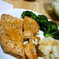 ヨーダの鍋's cooksnap of when they made 簡単！旨！すき焼き割り下でチキンソテー♡.
