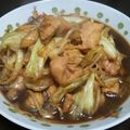 tomorou_e's cooksnap of when they made 鶏とキャベツのスタミナ炒め♪.