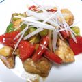 いちいちい's cooksnap of when they made パプリカと胸肉のヘルシー油淋鶏.