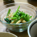 Ｒａｉｏｎｍａｒｕ's cooksnap of when they made 小松菜と油揚げの簡単辛子和え.