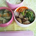 じぇしか・しゃな's cooksnap of when they made 大根葉とハムのオイマヨ炒め.