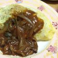 pyorohane's cooksnap of when they made きのこデミグラスソース.
