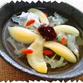 ☆９６３☆'s cooksnap of when they made なつめ・キクラゲ・桃・クコの実の薬膳甘味.