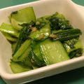 きりん４'s cooksnap of when they made 簡単★青梗菜のにんにく炒め.