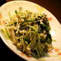 ju_10's cooksnap of when they made 豆苗とエノキのナンプラー炒め.