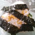 ささらんらん's cooksnap of when they made ネギ塩おにぎり.