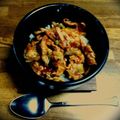 ひさえもーん's cooksnap of when they made 簡単ヘルシー＆旨い！！豚キムチ丼☆.
