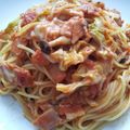 rina2307's cooksnap of when they made モッツァレラ＆茄子ベーコンのトマトパスタ.