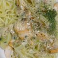 玉山のい's cooksnap of when they made 紅鮭で作る♪鮭のクリームパスタ☆.