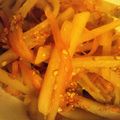 reinalo3ol's cooksnap of when they made じゃがいもとにんじんのきんぴら.