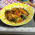 にのまお's cooksnap of when they made キムチ野菜炒め☆.
