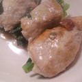 fly☆girl's cooksnap of when they made おやじ犬特製！豚肉のほうれんそう巻き.