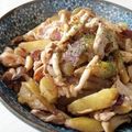 やまうさ's cooksnap of when they made サツマイモと豚肉のバター醤油風味炒め♪.