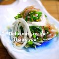 putimiko's cooksnap of when they made 菜の花と新玉ねぎと生ハムのマリネ.