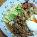 taruママ's cooksnap of when they made 簡単！アボカド、キムチ、温泉卵の冷うどん.