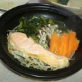 まんまるかえる's cooksnap of when they made 塩麹さんde魚と野菜の蒸し物.