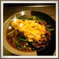 あぽぽ's cooksnap of when they made 小松菜と豚肉のあんかけ★卵のっけ.