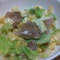 ﾌﾞﾚﾝﾀﾞ's cooksnap of when they made 豚タンと春キャベツのネギ塩炒め.