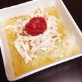 ずやごり's cooksnap of when they made ***冷製**鶏梅ダシ茶漬け***.
