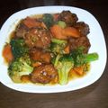 チャーkun's cooksnap of when they made ✿肉団子とブロッコリーの甘酢あん✿.