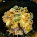ろらうみゃ's cooksnap of when they made 簡単♡かきあげ丼.