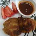 uniteayu's cooksnap of when they made やっすいお肉ＤＥジューシービフカツ.