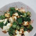 ゆみらんたん's cooksnap of when they made 絶品オクラのチーズ和え.