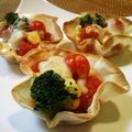 Ｔ，ＳＡＥＫＯ's cooksnap of when they made はんぺんin餃子の皮でカップPizza♪.