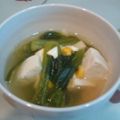 さくらなほ's cooksnap of when they made ☆余ったゆで汁で絶品スープ☆.