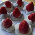 CHICHICAT's cooksnap of when they made アメリカでもいちご大福★.