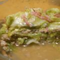 ねたろー's cooksnap of when they made ♪アレンジ版♪ひき肉とキャベツのドーム蒸し♪.