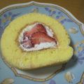 ままぴ～ちゃん's cooksnap of when they made ＊わたしサイズ＊ふわっふわロールケーキ♪.