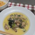 きむー○'s cooksnap of when they made 鶏と小松菜のクリーム煮＆キャロットライス.