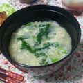 ムーちゃん☆★'s cooksnap of when they made ほうれん草の美味しい味噌汁.