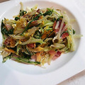 bona29's cooksnap of when they made 水菜とベーコンの中華卵とじ.