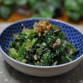 woailiaoli's cooksnap of when they made 青菜のくるみ味噌和え.