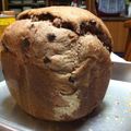 nao☆taku's cooksnap of when they made チョコチップ＊米粉入りパン.