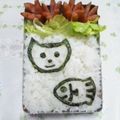 kimiko2564's cooksnap of when they made キャラ弁 ＊うずらちゃん＊.