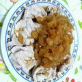 ★くちゅ～る★'s cooksnap of when they made やわらか茹で豚*オニオンソース*.